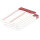 PRICARO Einkaufsliste "Speed", magnetisch, beere, A5, 50 Blatt, 3 Stück