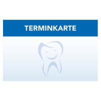 PRICARO Terminkarte "Zahnarzt", 200 Stück
