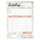 PRICARO Bestellannahmeblock "Naturals", A6, 10 Stück