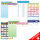 PRICARO Einkaufsliste "American Burger", magnetisch, A5, 50 Blatt, 3 Stück