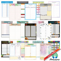 PRICARO Einkaufsliste "Pizza Toscana", magnetisch, A5, 50 Blatt, 3 Stück