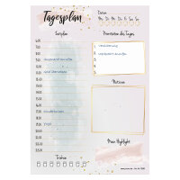 PRICARO Tagesplaner "Golden Dots", magnetisch, A5, 50 Blatt, 3 Stück