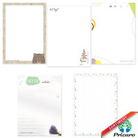 PRICARO Notizblock "Bouquet", A6, 5 Stück