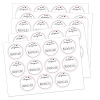 PRICARO Etiketten "Marmelade Sticker"...