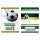 PRICARO Einladungskarten Kindergeburtstag, A6 "Fußball", 10 Stück