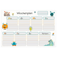 PRICARO Magnet-Wochenplaner für Kinder