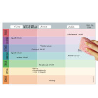 PRICARO Magnet-Wochenplaner "Rainbow"