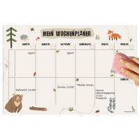 PRICARO Magnet-Wochenplaner für Kinder "Wald"