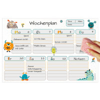 PRICARO Magnet-Wochenplaner für Kinder "Monsters"