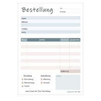 PRICARO Bestellannahmeblock "Cedar", A5, 5...