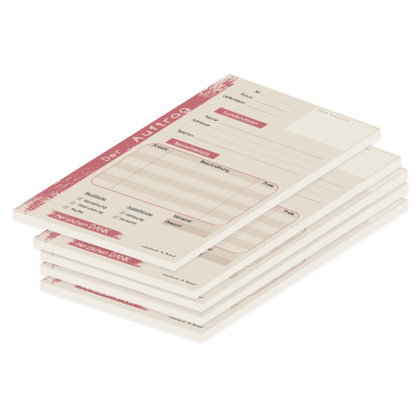 PRICARO Auftragsblock "Brushed", A5, 5 Stück