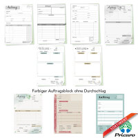 PRICARO Auftragsblock "Brushed", A5, 10 Stück