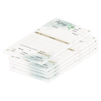 PRICARO Auftragsblock "Eukalyptus", A5, 5...