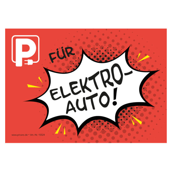 PRICARO Scheisse geparkt Flyer "Elektroauto-Comic", A6, 50 Stück