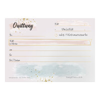 PRICARO Quittungsblock "GoldenDots", A6, 10...