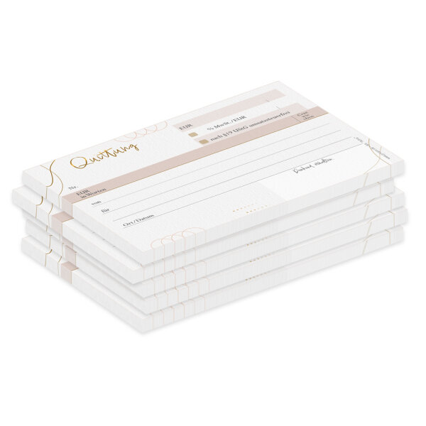 PRICARO Quittungsblock "Adria", A6, 5 Stück