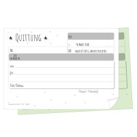 PRICARO Quittungsblock mit Durchschlag "Stern",...