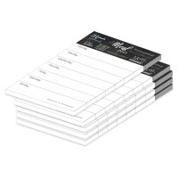 PRICARO Essensplaner "Lettering-black",...