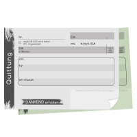 PRICARO Quittungsblock mit Durchschlag...