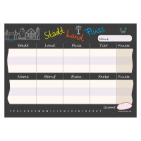 PRICARO Spielblock "Stadt Land Fluss", Mini,...