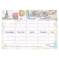 PRICARO Spielblock "Stadt Land Welt", Mini, A6,...