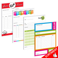 PRICARO Bestellannahmeblock "Rot", A5