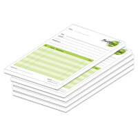 PRICARO Bestellannahmeblock "Grün", A5